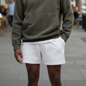 Lululemon Steady State Classic-Fit Short 5" Heathered Core Ultra Light Grey XXL